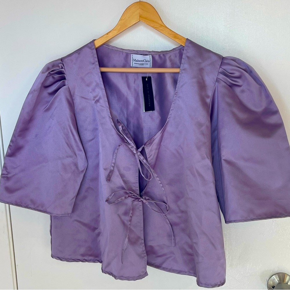 Maison Cleo Agnes silk blouse